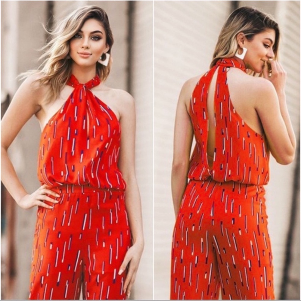 New Summers red jumpsuit 4th of July blue white design summer outfit